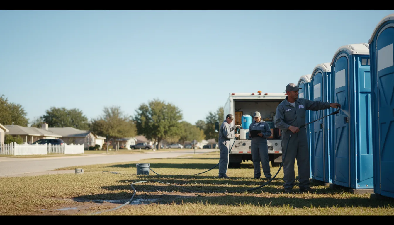 Long-Term Portable Toilet Rental in Slidell, TX near me